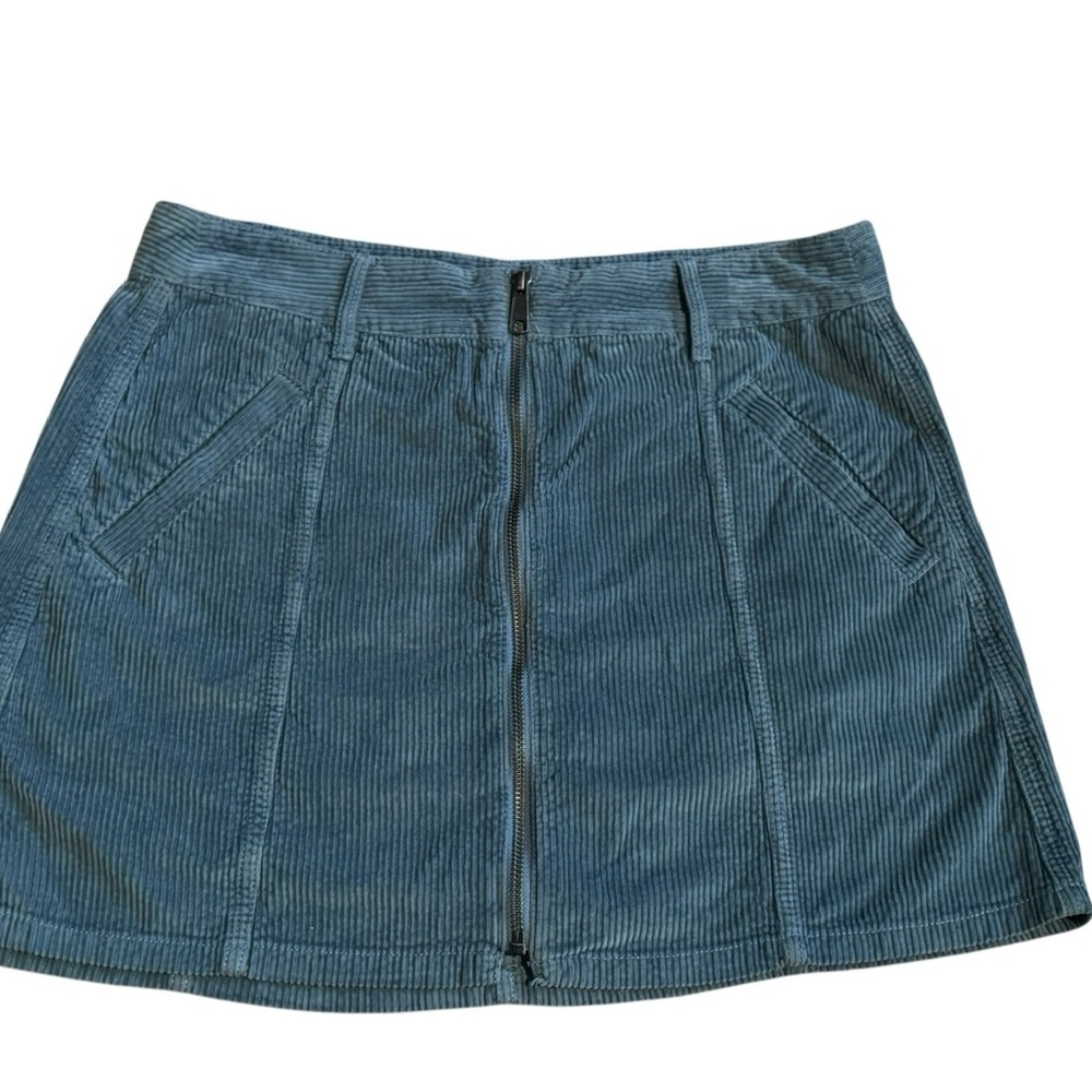 American Eagle Outfitters Blue A-Line Mini Skirt